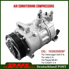 Kompressor 1K0820808F Klimakompressor Für VW Golf5 Jetta Passat B6 Seat Caddy
