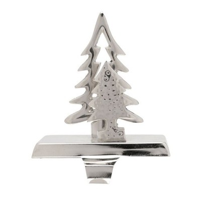 Silber Weihnachtsbaum Design Strumpf Hänger Festlich Modern Haushaltswaren Accessoire