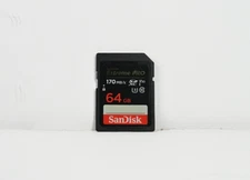 SanDisk 64GB Extreme PRO SD SDXC Card 170MB/s Class 10 UHS-1 U3 4K Memory V3 64G