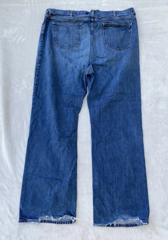 Jeans masculino Daniel Cremieux 44 x 36 denim boot cut desgastado folgado A0915 - Imagem 2 de 4