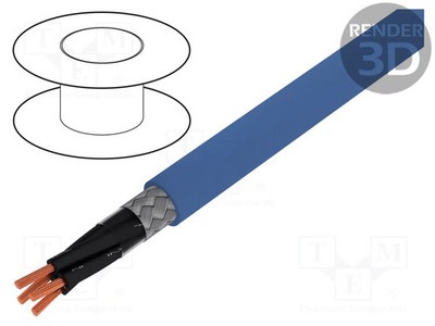 ÖLFLEX EB CY CPR: Eca 7x1mm2 blau PVC 300V,500V Leitungen
