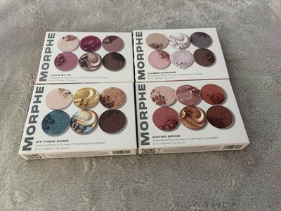 Morphe Eyeshadow Palettes 4 Boxes Of 6 Colors Each NEW!