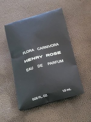 Henry Rose FLORA CARNIVORA Eau de Parfum EDP 0.05 Oz Sample Size