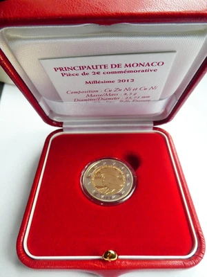 2 Euro Monaco, 2012, Lucien , 500 Jahre Unabhängigkeit von Monaco, PP, Box/Zert. - Bild 1 von 4