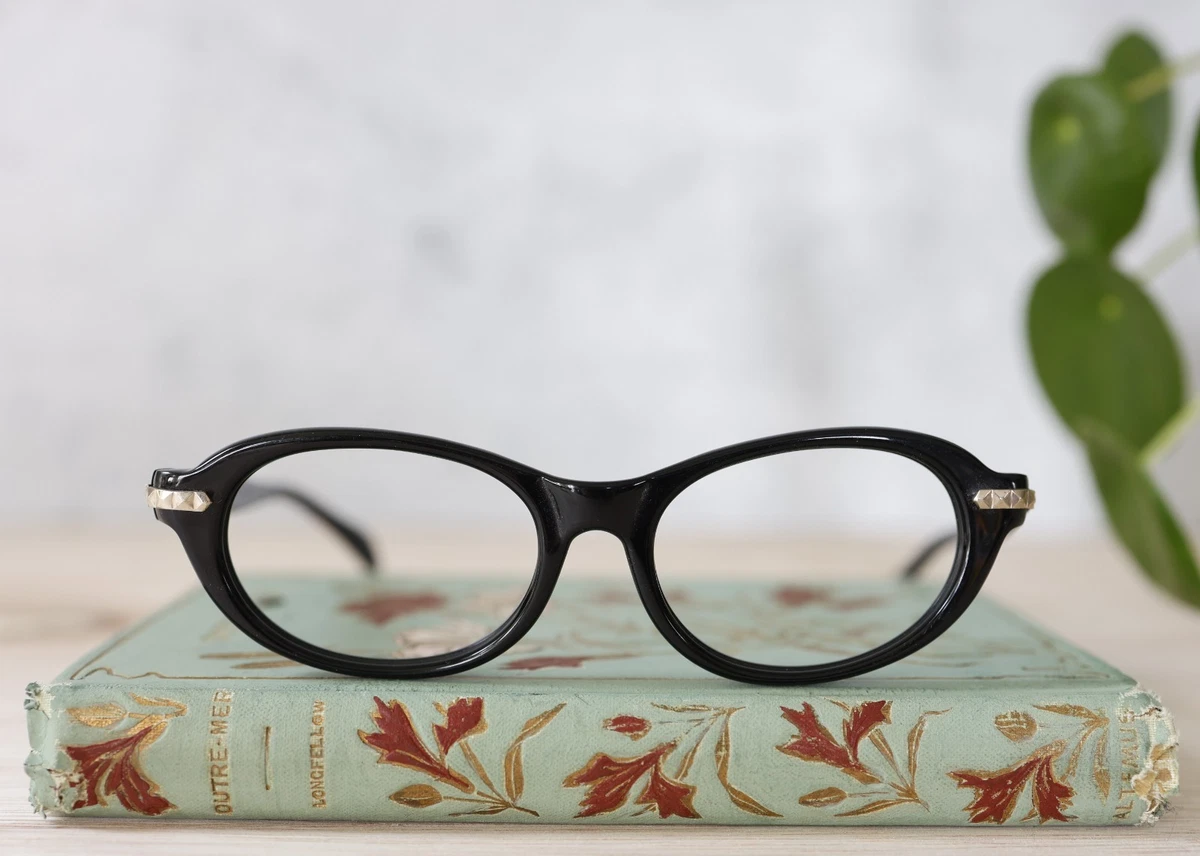 Cat Eye Black 1960s Vintage Eyeglasses for sale | eBay display picture 1