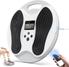 EMS Foot Massager for Neuropathy with 4 TENS Pads, 12 Modes, Remote #R012