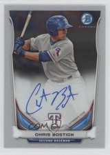 2014 Bowman Prospect Auto Chrome Chris Bostick #BCAP-CBO Auto x4f