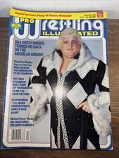 PRO WRESTLING ILLUSTRATED DECEMBER 1983 DUSTY RHODES HARLEY RACE MIL MASCARAS