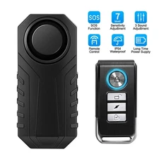 113dB Motorcycle Bicycle Alarm System with Wireless Remote Anti-theft Waterproof