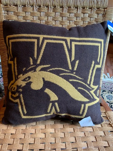 NWT- 20” By 20” Western Michigan University “Broncos” Tailgate Pillow-Go Broncos - Picture 5 of 6