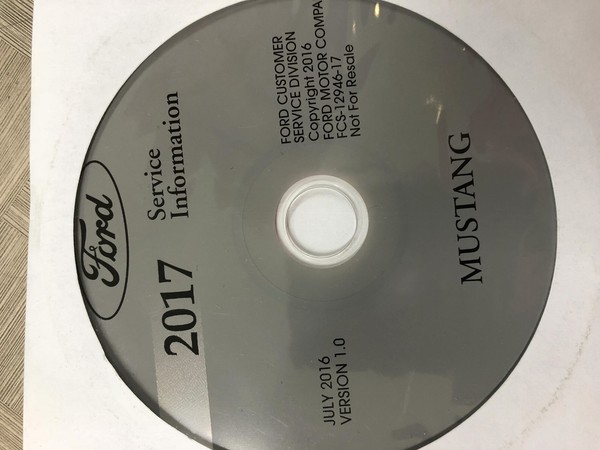 2017 Ford Mustang Werkstatt Service Shop Reparatur AufkläRung Manuell Cd Neu Oem-image