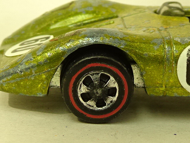 ホットウィール 1970年製 フェラーリ 312P 薄いグリーン USA製