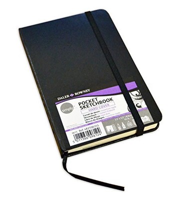 Daler Rowney Simply Spiral Hardback Sketchbook 100gsm Acid Free 54 Sheets A5