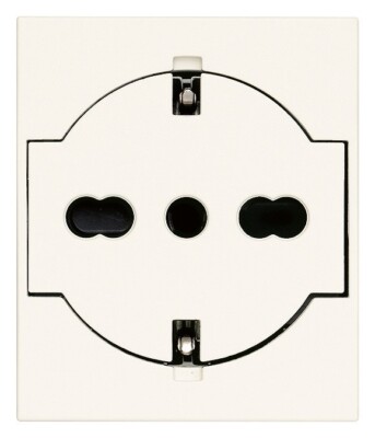 Vimar Line 30211.B Taken 2P+T P40 Universal Wired White