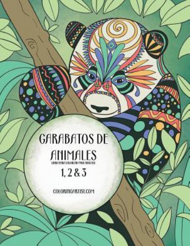 Garabatos de Animales Libro para Colorear para Adultos 1, 2 And 3 by ...