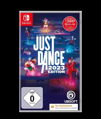 NEW Nintendo Switch Just Dance 2023 Tanz Spiel mit Download Code
