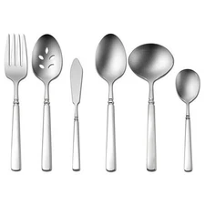 Oneida Easton 6 Piece Hostess & Serving Set 18/10 Stainless Flatware -ALL GLOSSY