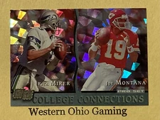 1993 Pro Set Joe Montana Rick Mirer #CC8 College Connections