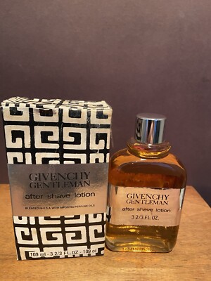 Vintage GIVENCHY GENTLEMAN 3 2/3 OZ / 109 ML AFTER SHAVE LOTION New in Box RARE