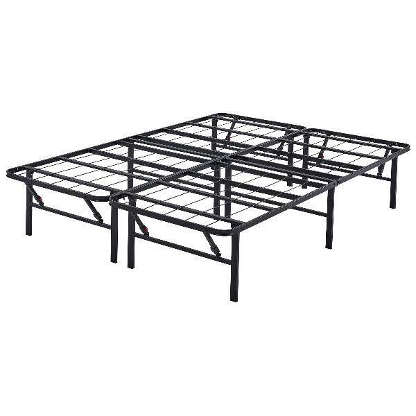 Mainstays Ms2601008905 Steel Bed Frame, 18 High Profile Foldable Steel Bed Frame Queen