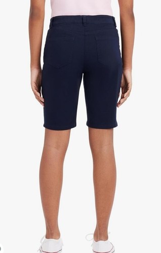 Izod Approved Schoolwear Uniform Stretch Skinny Navy Blue Shorts Size 11 NWT - Picture 2 of 8