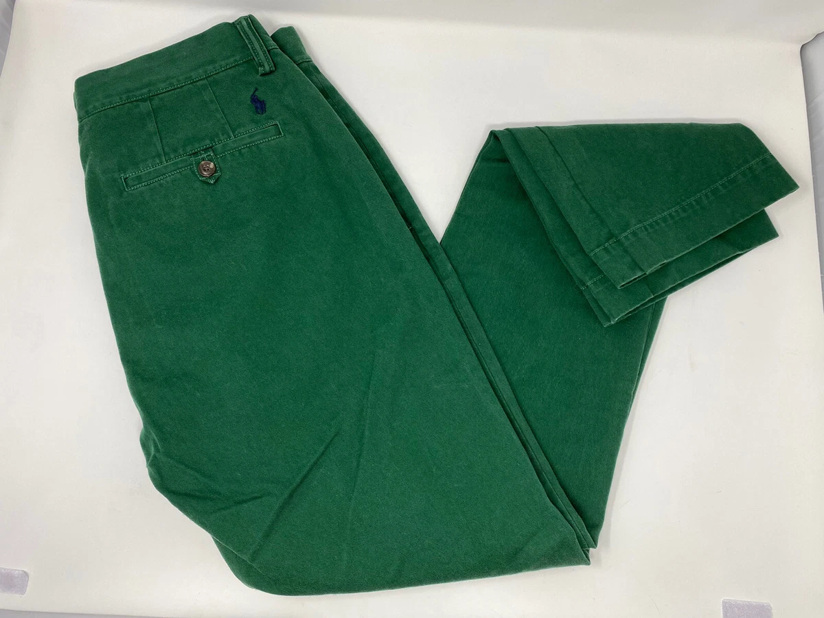 Polo Ralph Lauren Chino Pants Men's Forest Green Classic Fit NWOT Read*