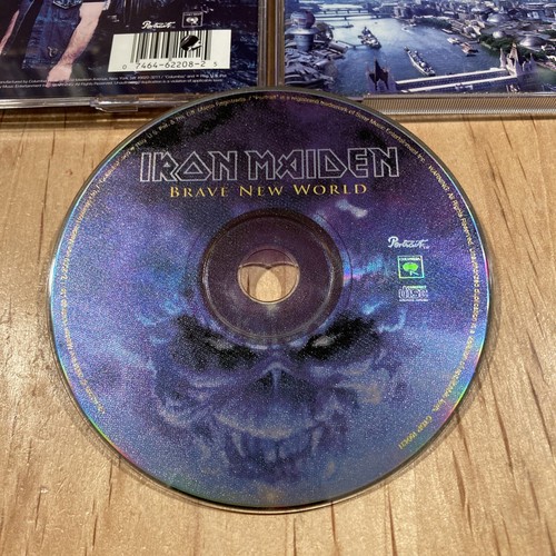Iron Maiden - Brave New World CD 1st US press bruce dickinson samson metallica - 第 2/5 張圖片