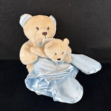 Baby Essentials Teddy Bear 12" Matching Lovey 15" Plush Stuffed Animal Blanket