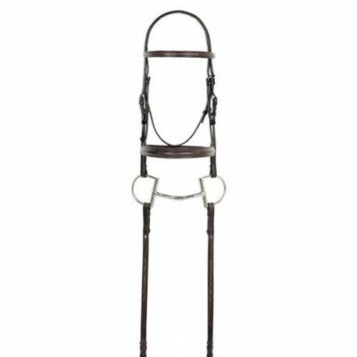 Ovation Classic Collection- Fancy Raised Comfort Crown Padded Bridle with Fancy 