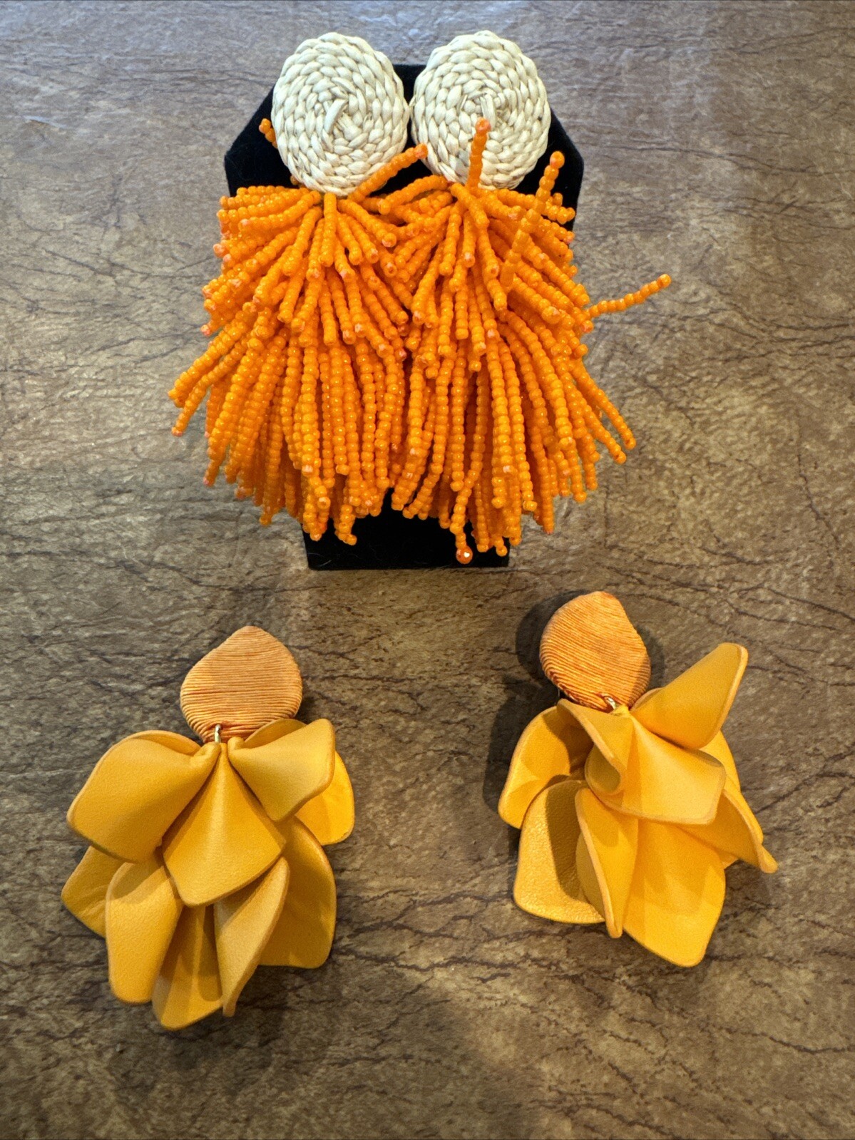 Vintage Orange Earring Bundle - image 2