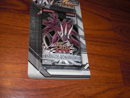 COMO NUEVO YuGiOh Absolute Powerforce Blister Booster Pack 1a Edición Sellado de Fábrica - Imagen 3 de 4