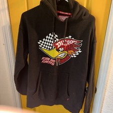 Dixxon Hoodie Men Size Medium Black Custom Sweatshirt Clay Smith Cams