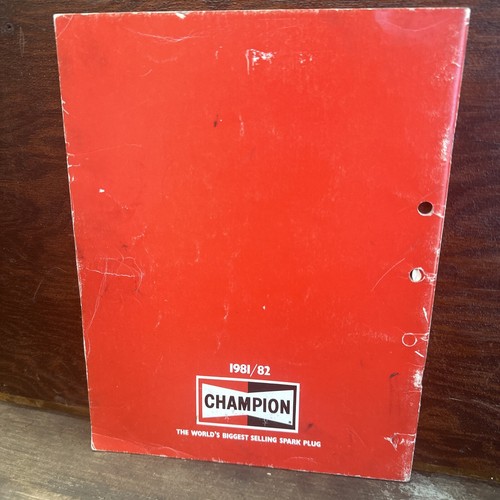 Champion 1981/82 Catalogue Spark Plugs Australian - Bild 2 von 15