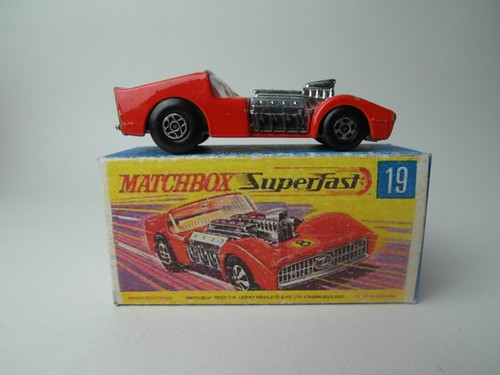 Matchbox Lesney _ MB19-B Road Dragster _ Nr. 19 Made in England 1970