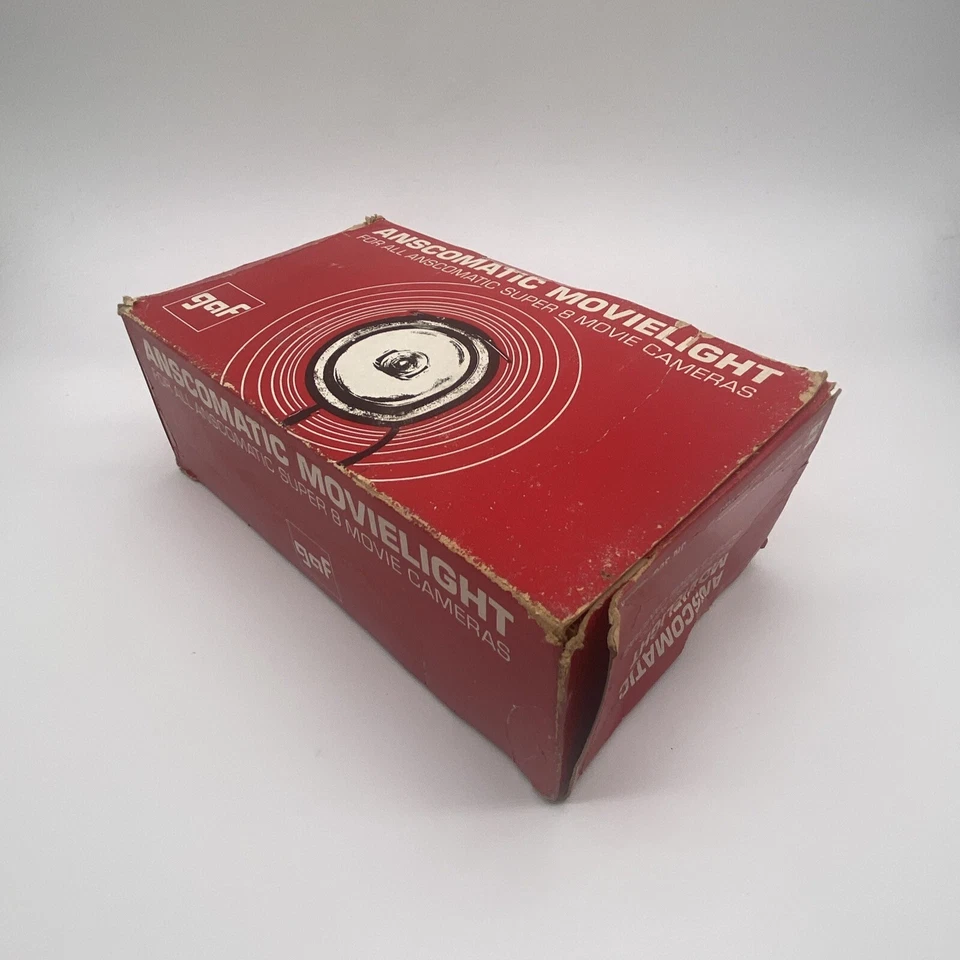 Luz de movimiento anscomática GAF vintage para cámaras Super 8 nuevo stock antiguo Foto 2 de 4