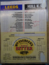 THREE  LEEDS R.L . SIGNED  PROGRAMMES, 1988-1992