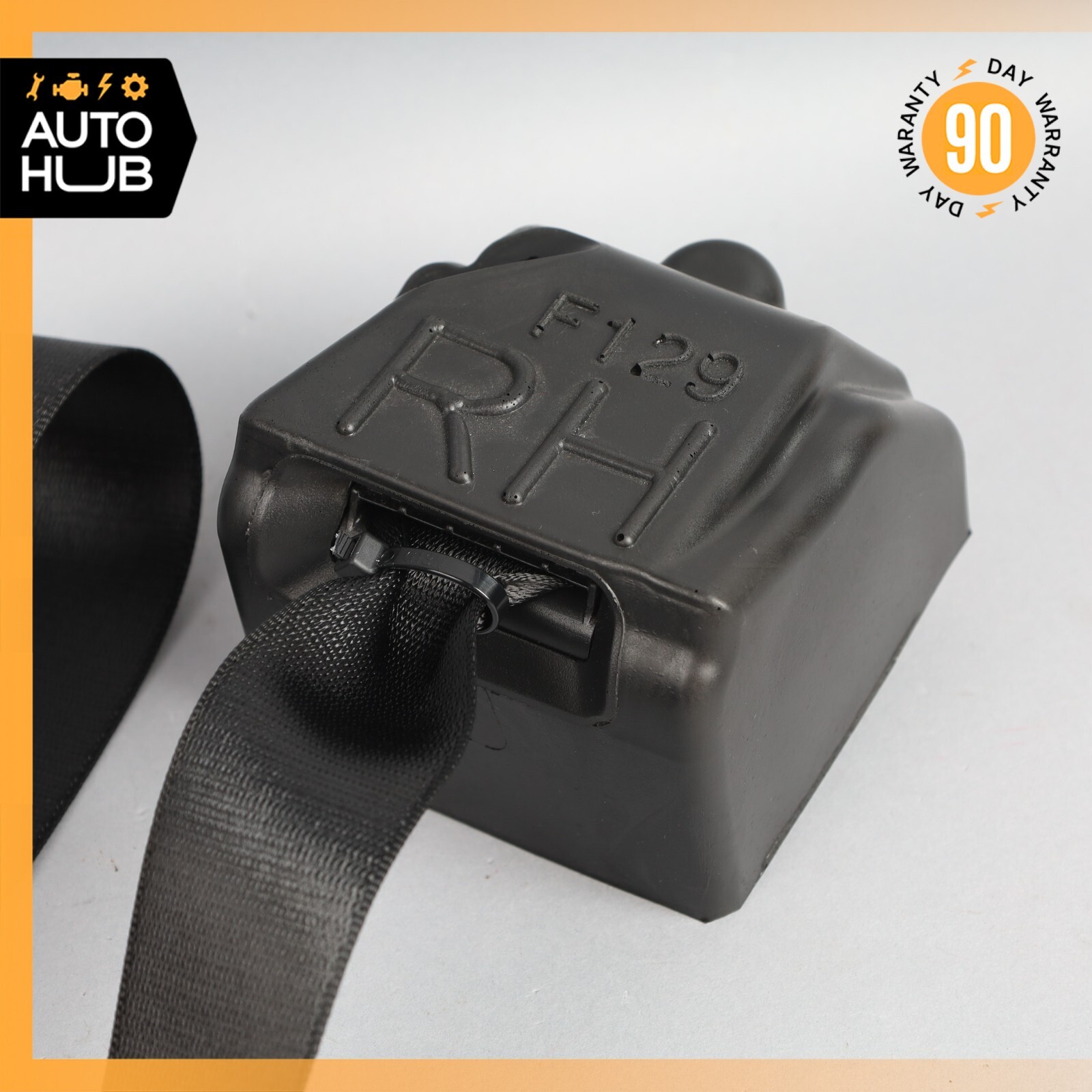 17-20 Maserati Levante S M161 Rear Right Passenger Side Seatbelt Black OEM 26k
