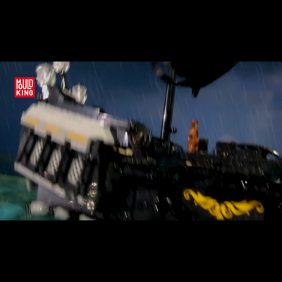 MOULD KING 13199 Black Pearl Caribbean Pirates Ship Model Boat MOC