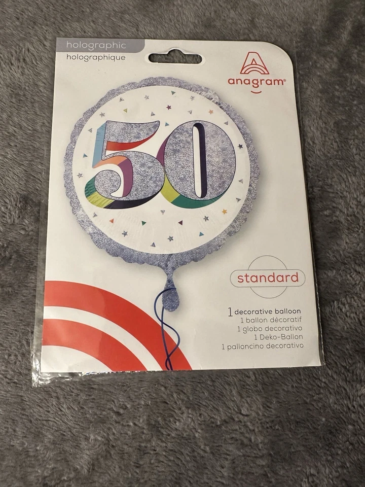 Globos de 50 cumpleaños Jumbo superforma decoración de fiesta de aniversario Foto 4 de 4