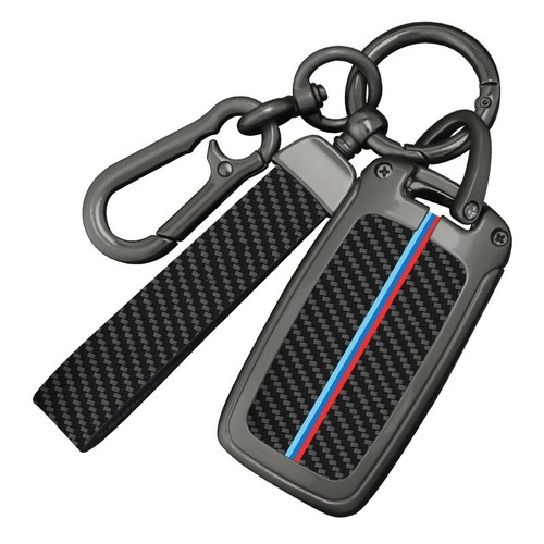 Zinc Alloy Leather TPU Car Key Case Cover For VW Golf Jetta Passat Beetle Tiguan - Picture 3 of 13