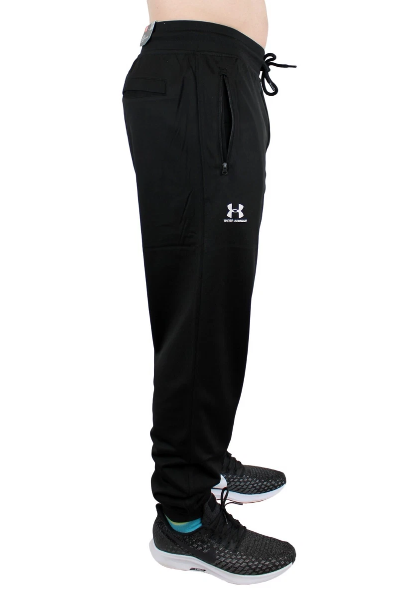 Under Armour Men's Tricot Joggers 1290261 Loose Fit Tapered Leg Lined  Sweatpants