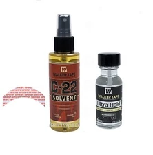 SUPERTAPE CC CONTOUR TAPE + C-22 SOLVENT+ ULTRA HOLD.5 oz (38 PC KIT )