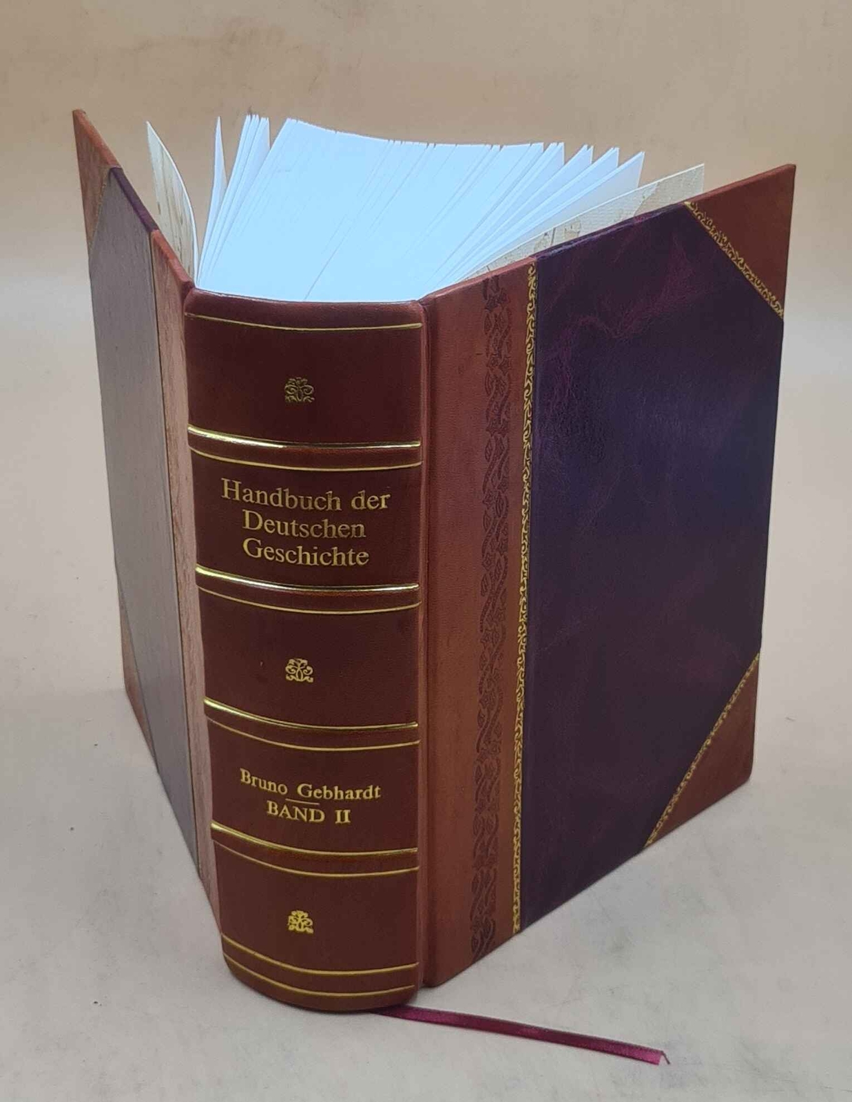 Handbuch Der Deutschen Geschichte Volume 2 1901 By Gebhardt, Bruno Leather Bound