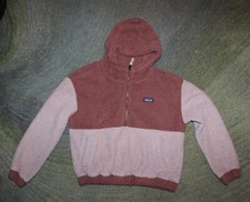 Patagonia Girls Hooded Sherpa Sweatshirt / Jacket - Size XL - EUC