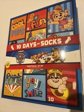 Paw Patrol Toddler Boys Girls Size 3T-5T 10 Days of Socks NWT Advent Calendar