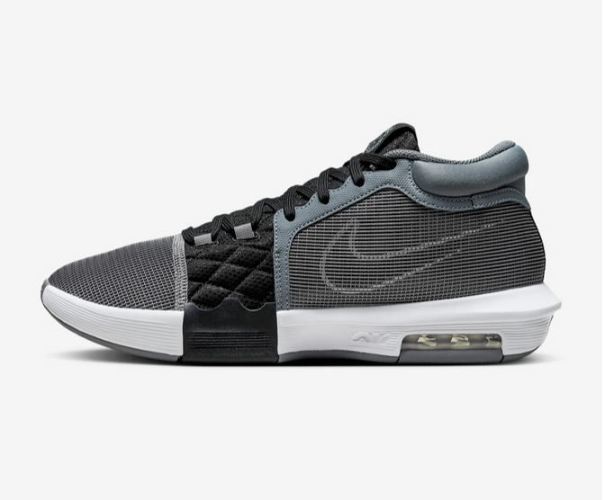 Size 18 NEW - Nike LeBron Witness 8 Cool Grey Black FB2239-004