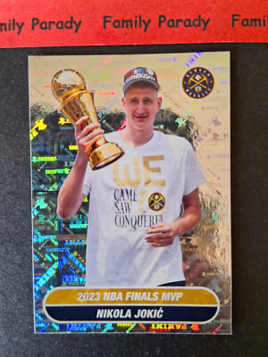 Nikola Jokic 32 MVP Final Denver Nuggets Sticker Panini NBA Basketball 2023-2024