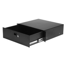 Infitronic -19 Zoll Stahl Rackschublade 3HE Vollauszug