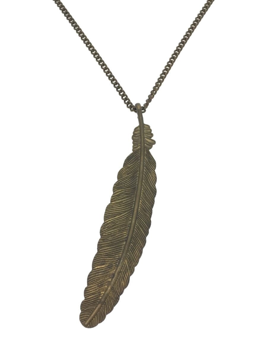 Feather Pendant Necklace in Gold by Top Jewelry Brands  