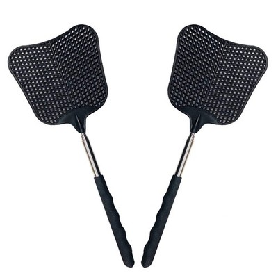 Telescopic Fly Swatters, Durable Plastic Fly Swatter Heavy Duty Set, Flyswatt...